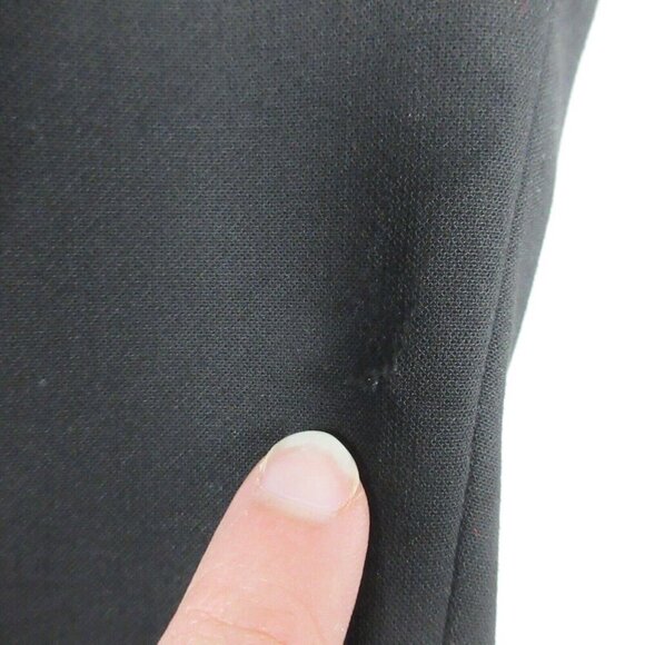 J Crew Cameron Pants Women’s High Rise Straight Leg Casual Size 18 Black 586 - Picture 8 of 12